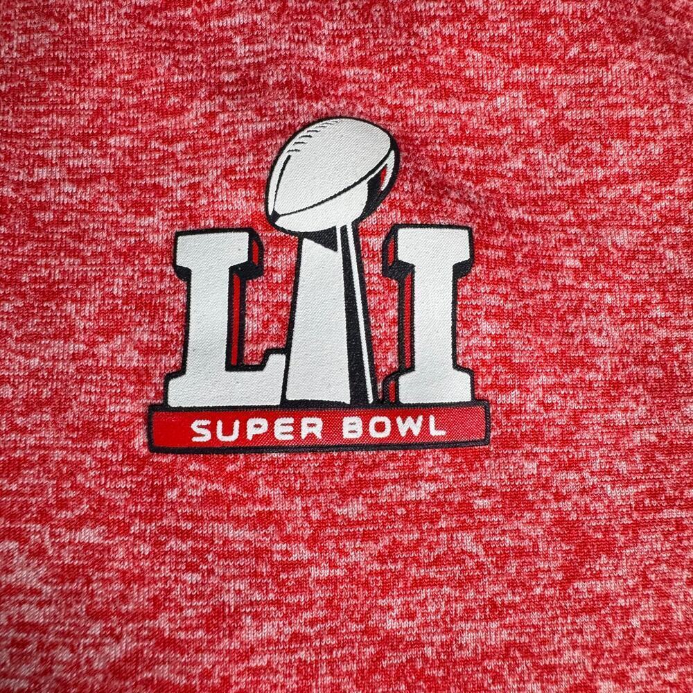 Nike NFL Super Bowl LI 51 Pullover sz Small Women's Heathered Red - Picture 4 of 10